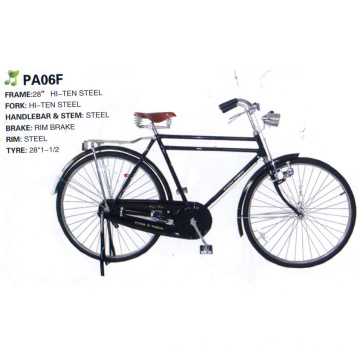 África 28 &quot;barra doble Hiten marco de acero bicicleta tradicional (FP-TRDB-050)